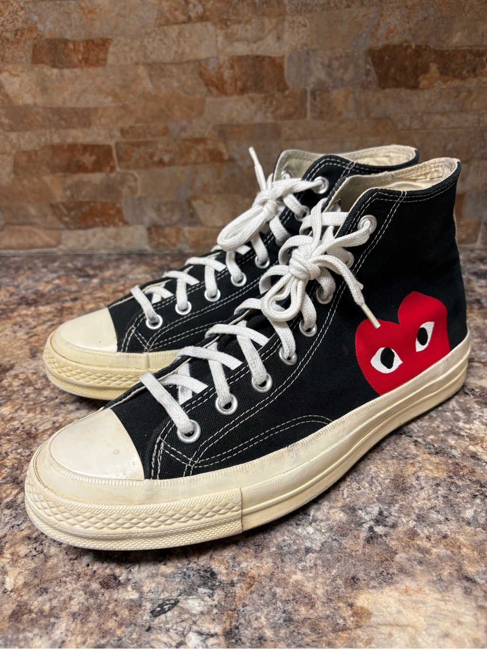 Converse Chuck Taylor All Star 70 Hi Comme Des Garcons PLAY Size 9